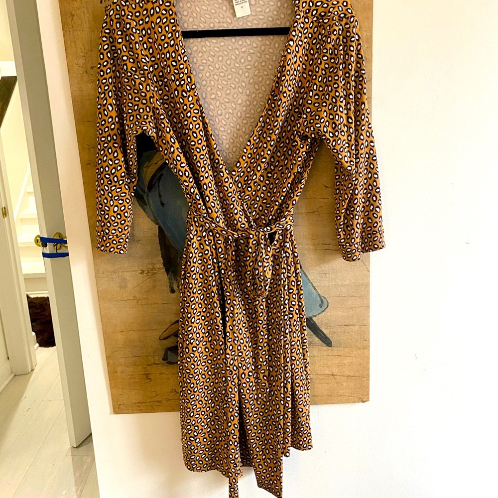 Silk wrap dress